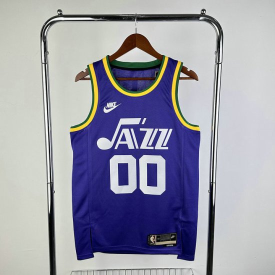 NBA 00 Clarkson Utah Jazz Maillot Retro Violet